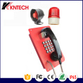 Stainless Steel Metal Button Telephone Knzd-07A Emergency Phone